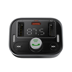 Baseus S-09 Pro Series Car FM Transmitter-Cluster Black