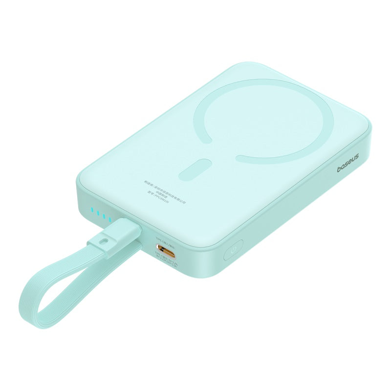 Baseus Magnetic Mini 10K 20W Wireless Charging Power Bank with Charging Cable