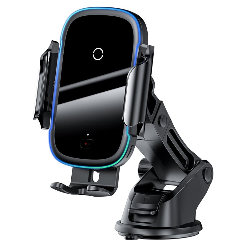 Baseus Light Electric Holder Wireless Charging Car Mount 15W (Qi) Black