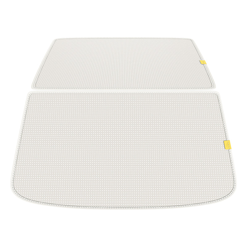 Baseus T-Space Series Car Skylight Sunshade For Tesla Model 3 Double Layer Version Moon White