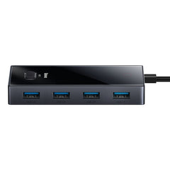 Baseus PioneerJoy 4-Port Type-C HUB Adapter Gray
