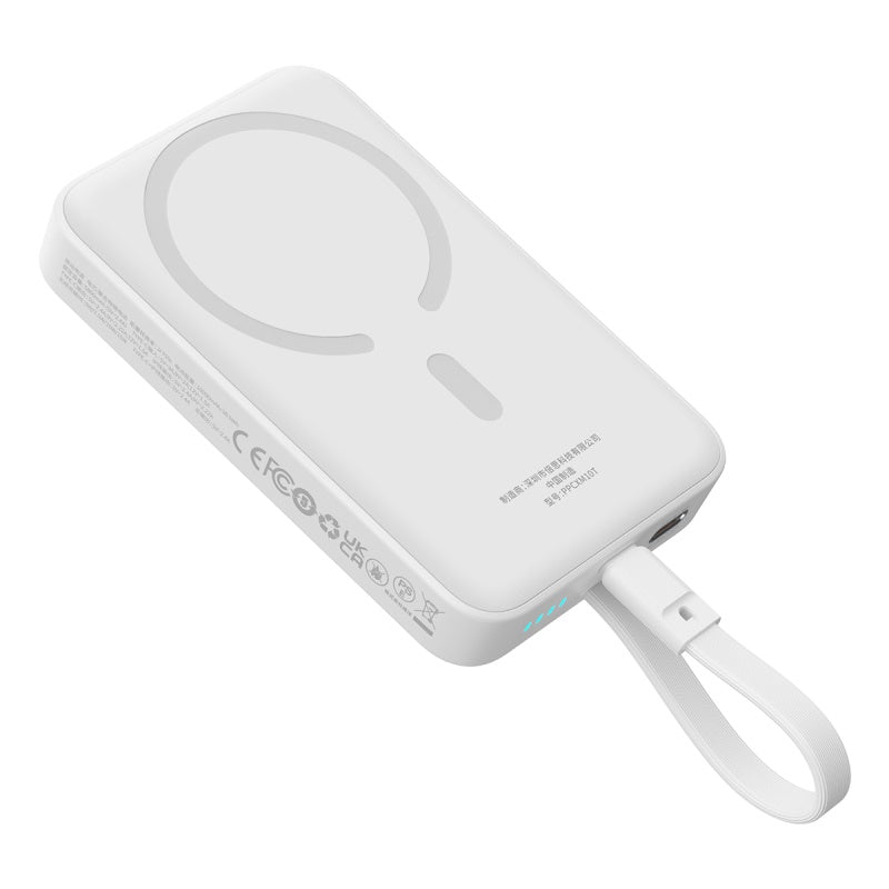 Baseus Magnetic Mini 10K 30W Wireless Charging Power Bank with Charging Cable
