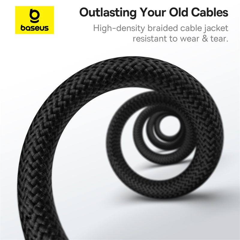 Baseus Tungsten Gold Magnetic Charging Cable Cluster Black