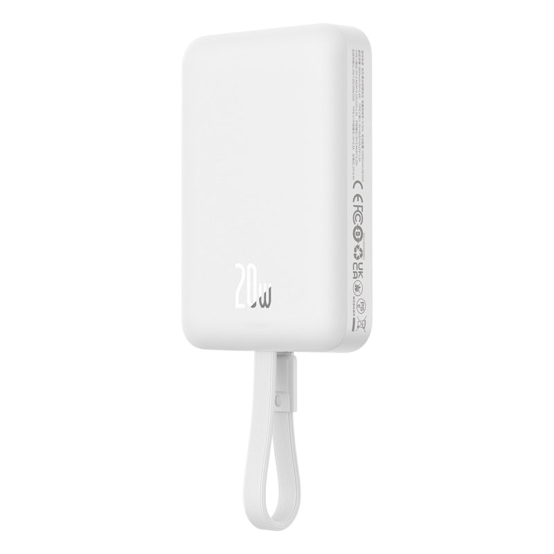 Baseus Magnetic Mini 10K 20W Wireless Charging Power Bank with Charging Cable