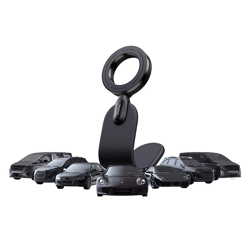 OS-Baseus PrimeTrip Series C02 Go Magnetic Car Phone Mount (Stick-on Type) Cluster Black