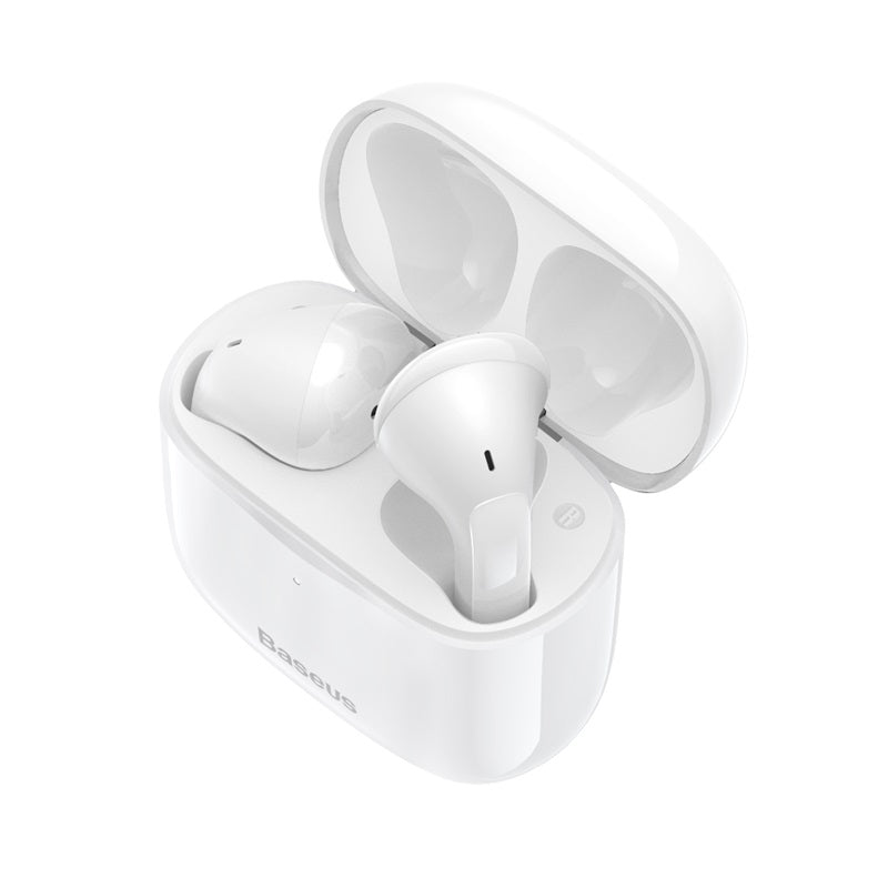 Baseus E3 Wireless Bluetooth 5.0 TWS Earbuds Earphones Waterproof IP64-White