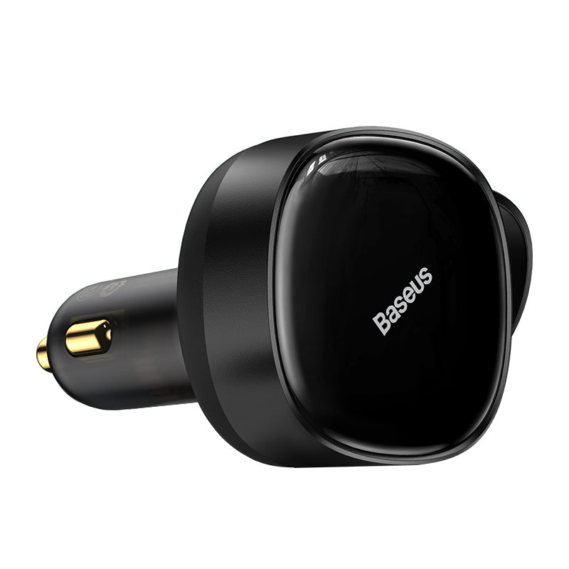 Baseus Enjoyment Pro 2-in-1 Car Charger (Black) - 2C