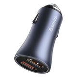 Baseus Golden Contactor Pro Car Charger (Dark Gray) - 2A