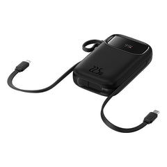 Baseus Qpow2 20K 22.5W Dual-Cable Digital Display 3-Port Power Bank