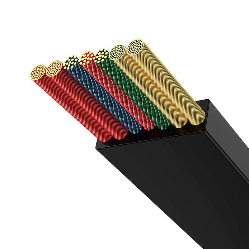 Baseus Bright Mirror 2 Series Retractable 3-in-1 Fast Charging  Data Cable  Black