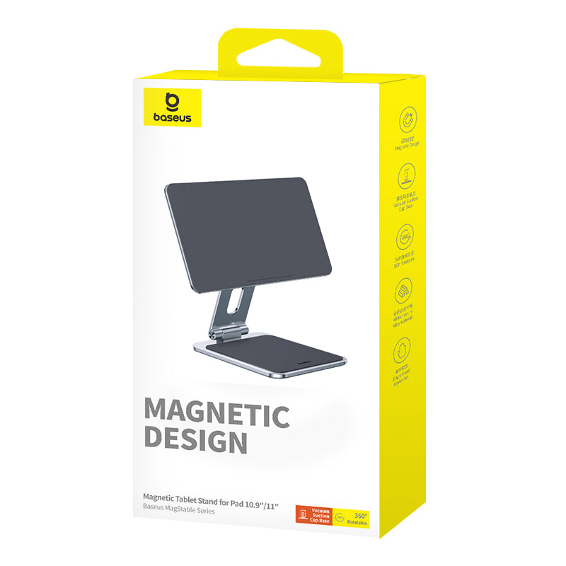 Baseus MagStable Series Magnetic Tablet Stand for Pad 10.9''/11''-Space Gray