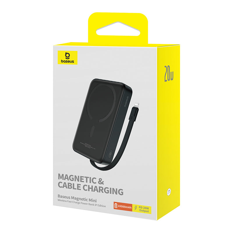 Baseus Magnetic Mini 10K 20W Wireless Charging Power Bank with Charging Cable