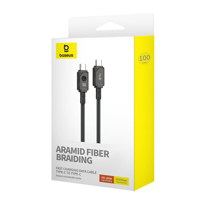 Baseus Unbreakable Series Type-C to Type-C Charging Cable 100W 1M