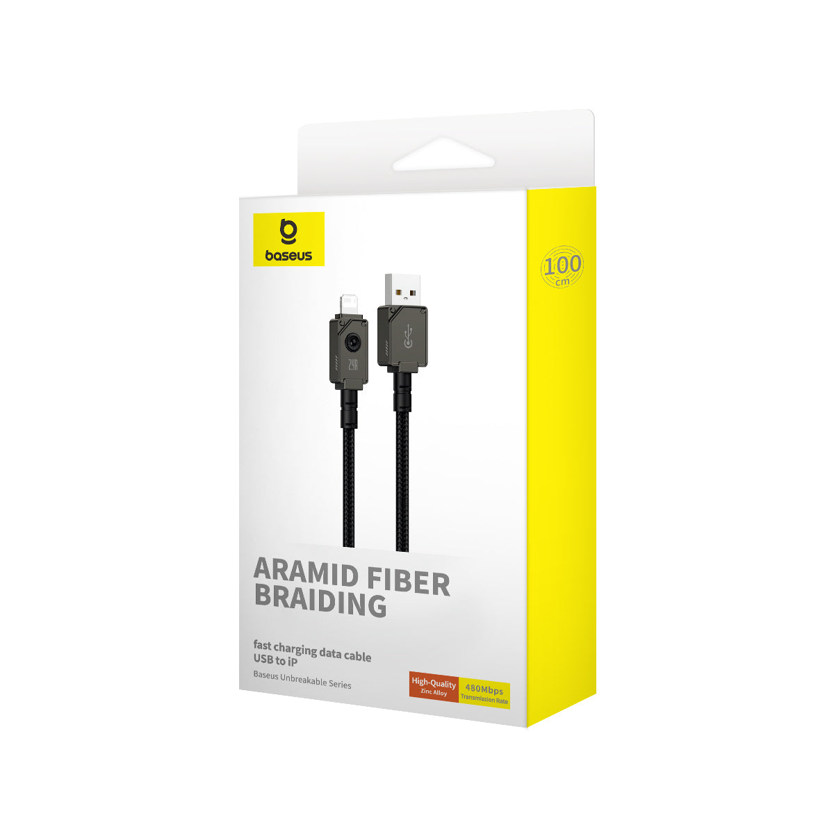 Baseus Unbreakable Series USB-A to Lightning Charging Cable 1M