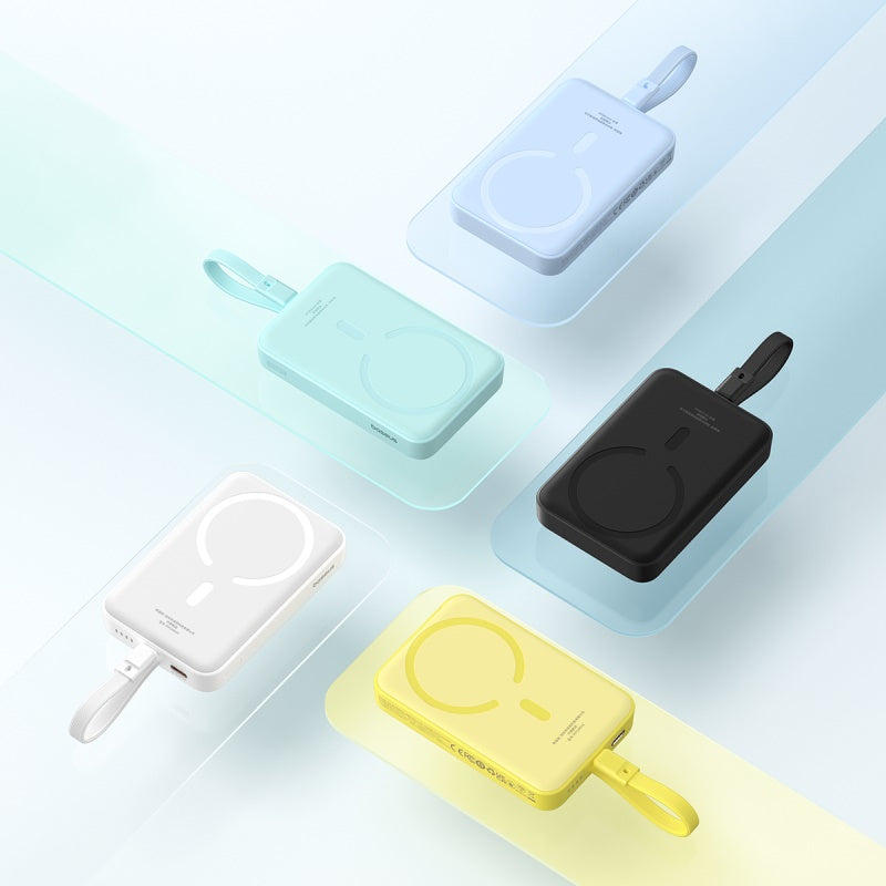 Baseus Magnetic Mini 10K 20W Wireless Charging Power Bank with Charging Cable