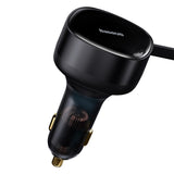 Baseus Enjoyment Pro 2-in-1 Car Charger (Black) - C+L