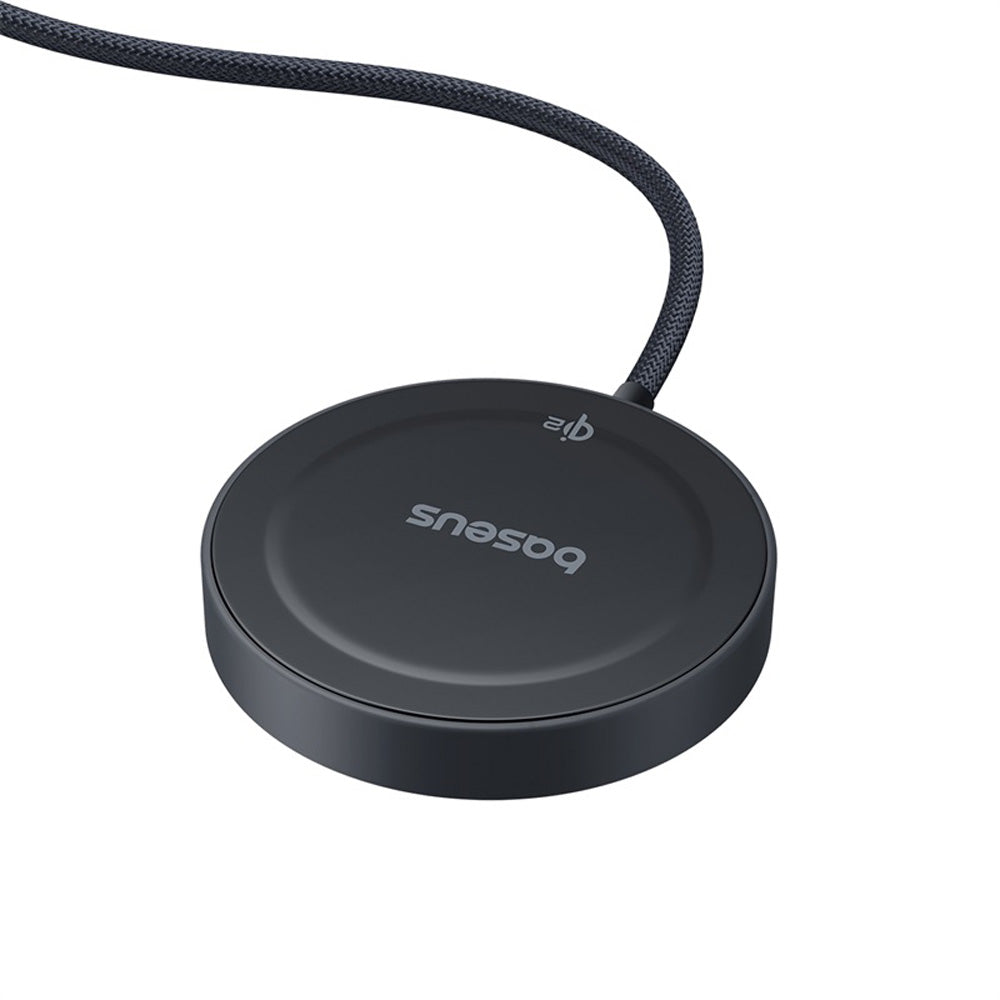 Baseus Simple Mini 4 Magnetic Wireless Charging Stand 15W (Qi2 Certified, Universal Explorer Edition – Cosmic Black)