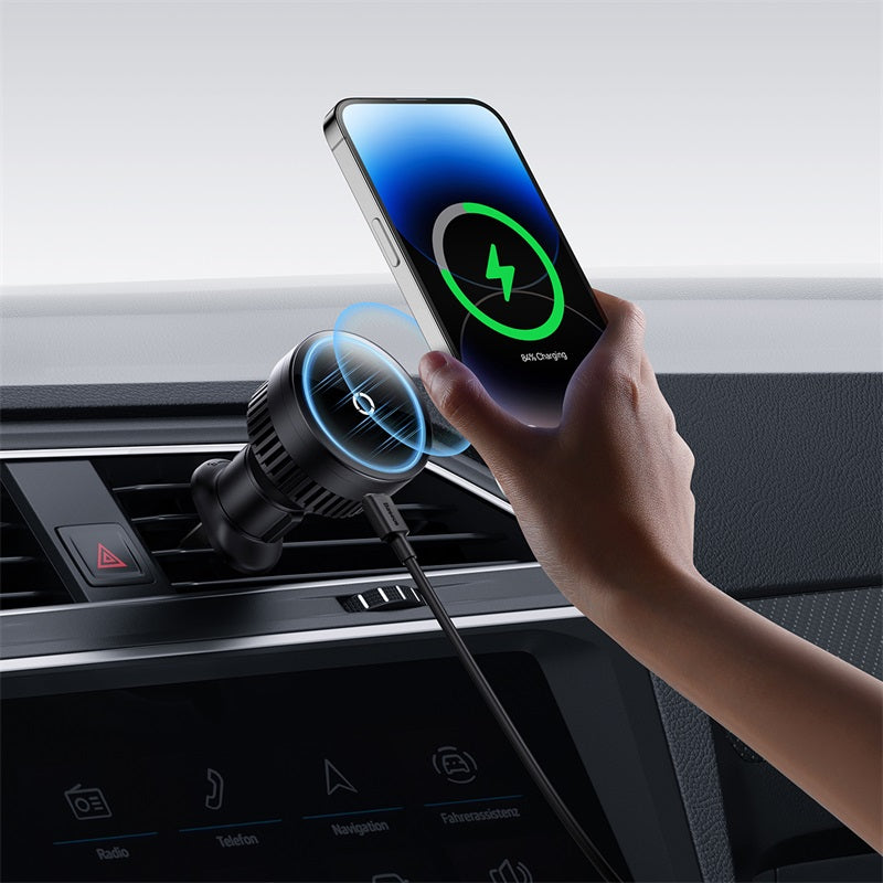 Baseus MagPro Series Magnetic Wireless Charging Car Mount 15W-Cosmic Black