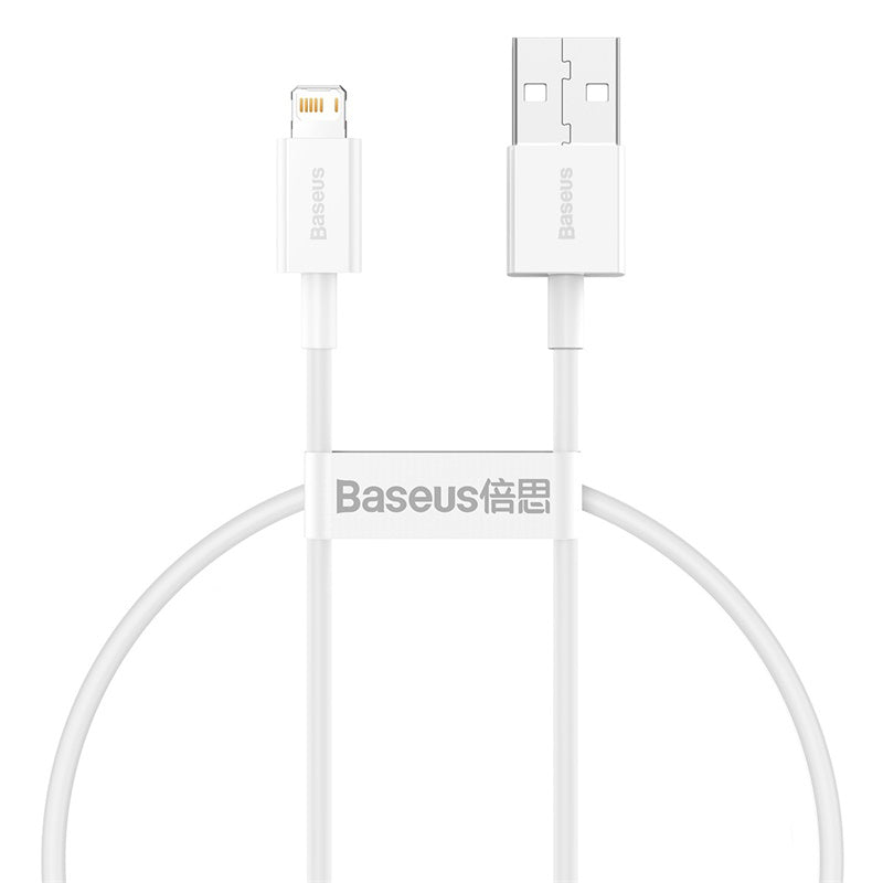 Baseus Superior Series USB-A to Lightning Charging Cable 0.25M White