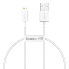 Baseus Superior Series USB-A to Lightning Charging Cable 0.25M White