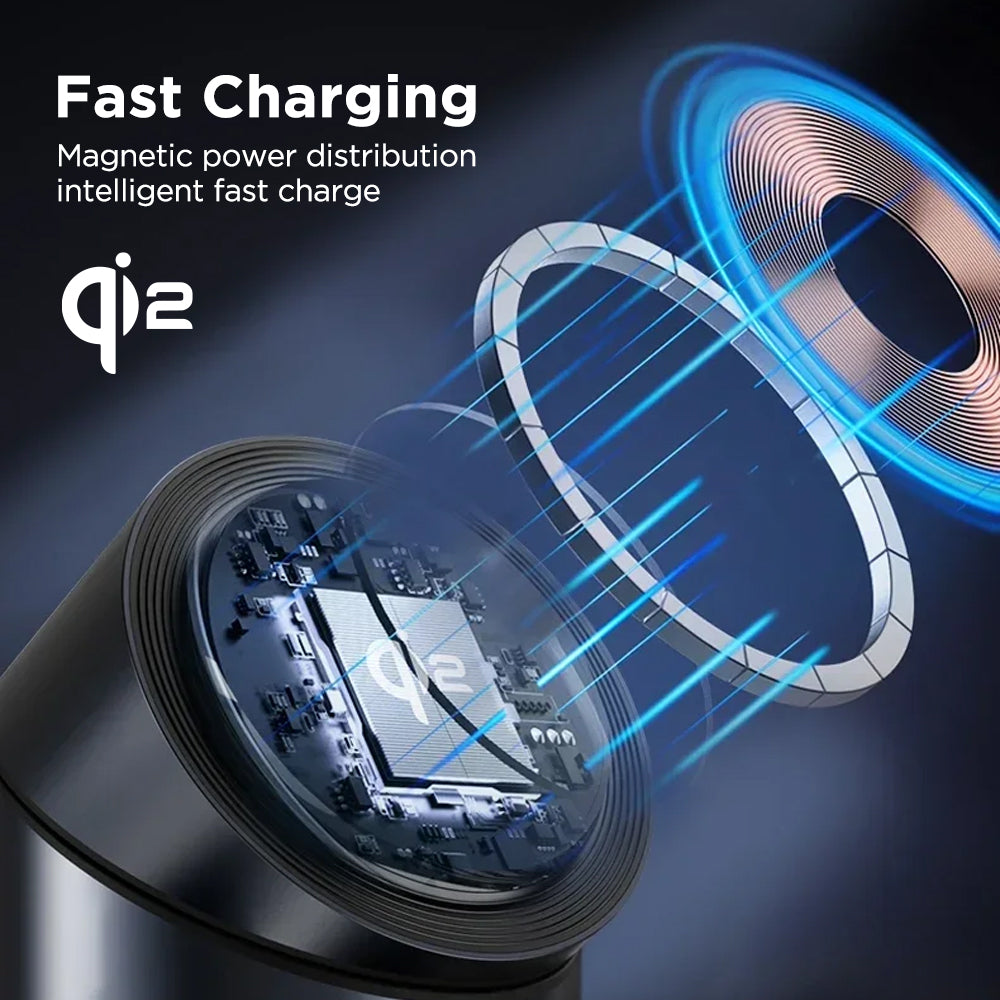 3-in-1 Magnetic Wireless Charger Stand (Qi2) – Fast Charging for iPhone, Apple Watch & AirPods