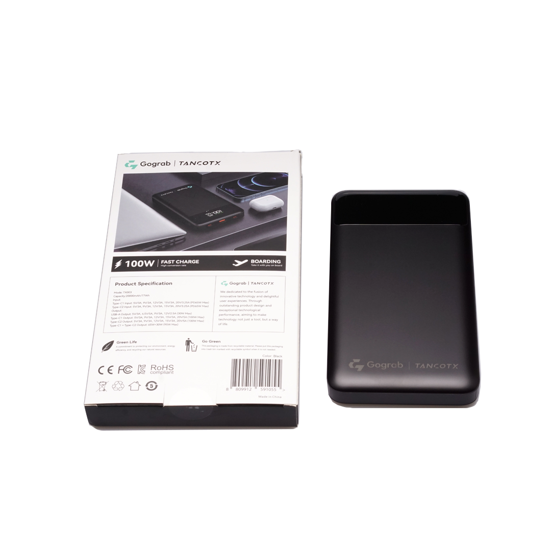 Tancotx VoltEdge 20K 100W Fast Charging Power Bank