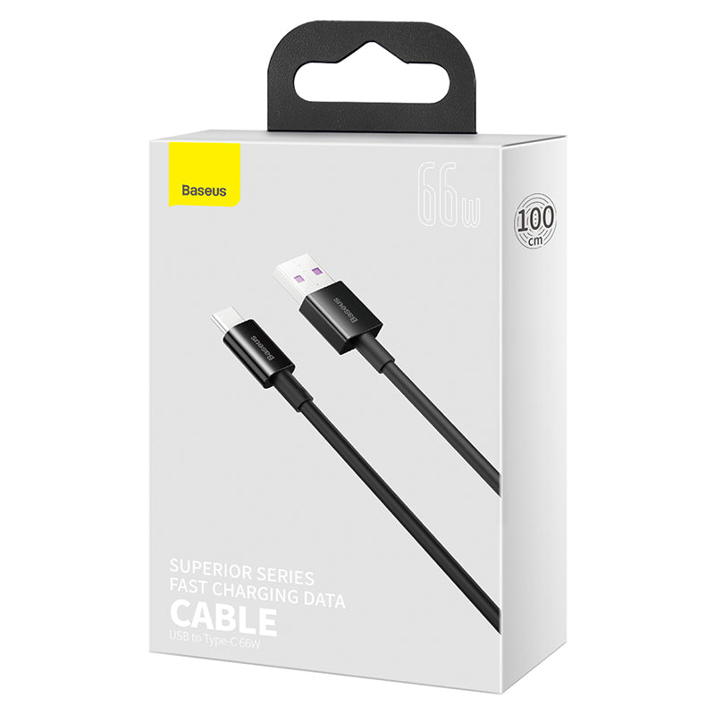 Baseus Superior Series USB-A to Type-C Charging Cable 66W 1M