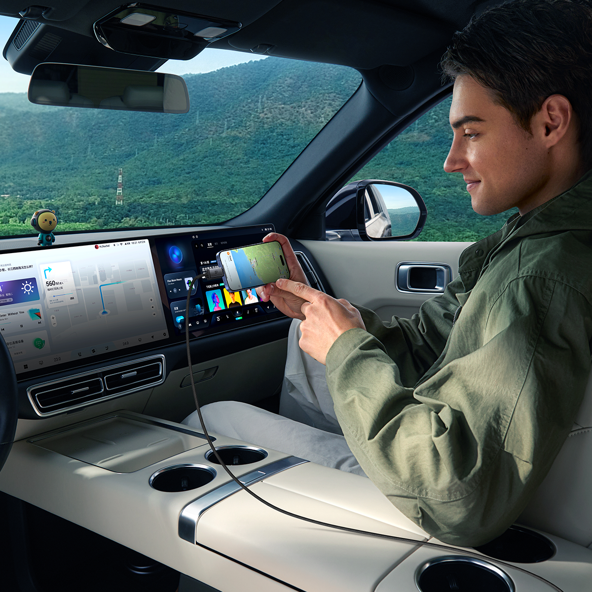 Baseus Versatile Two-for-Two 4-in-1 Fast-Charging Cable | USB-A & USB-C to USB-C & Lightning | PD 60W (1 m / 2 m, Cosmic Black)