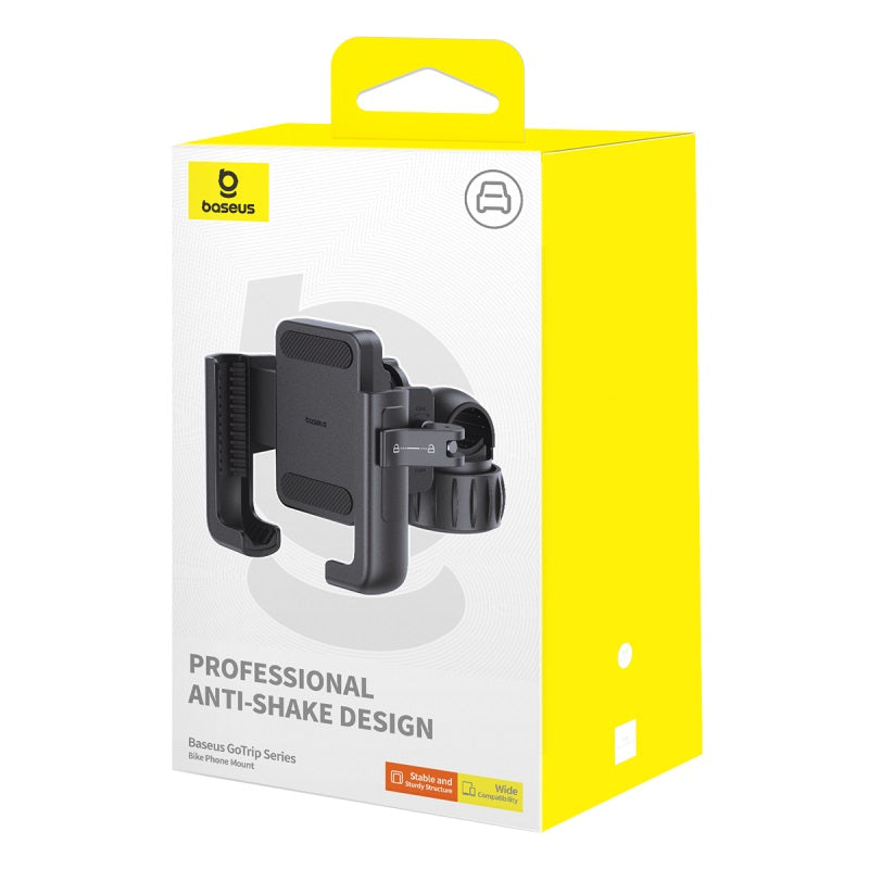 Baseus GoTrip Series Bike Phone Mount Rearview Mirror Version Cluster Black