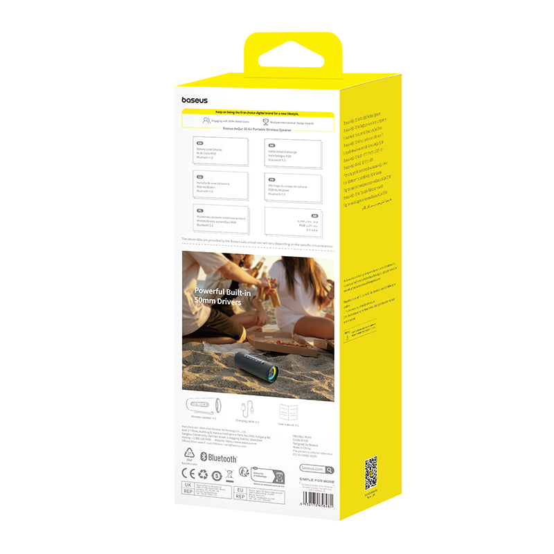 Baseus AeQur 30 Air Portable Wireless Speaker Twilight Grey