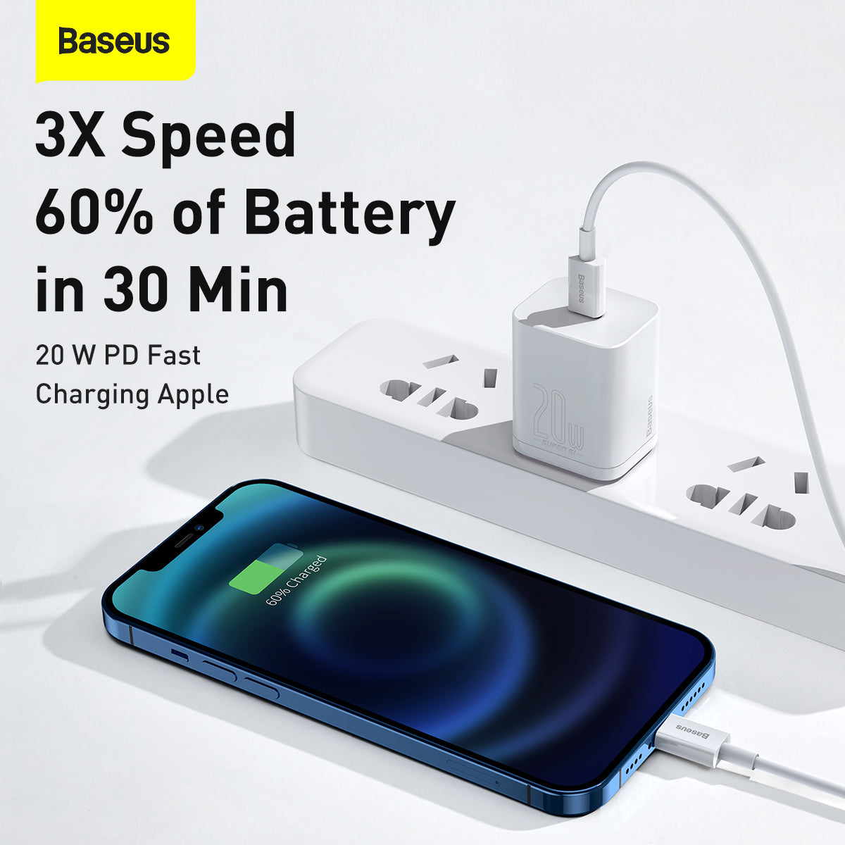 Baseus Superior Series Type-C to Lightning Charging Cable 20W 1.5M White