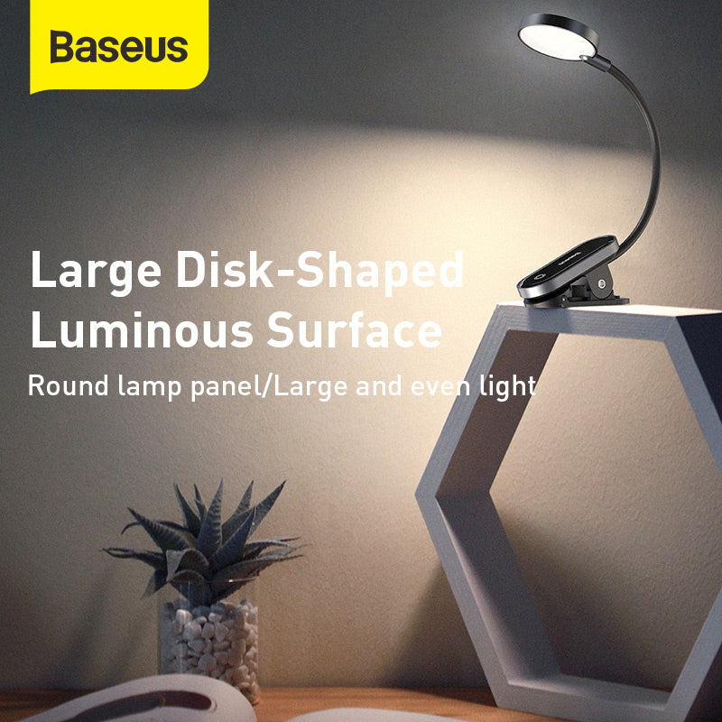 Baseus Comfort Reading Mini Clip Lamp-Dark Gray