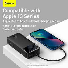 Baseus Bipow 30K 20W 4-Port Power Bank with Digital Display (Black)