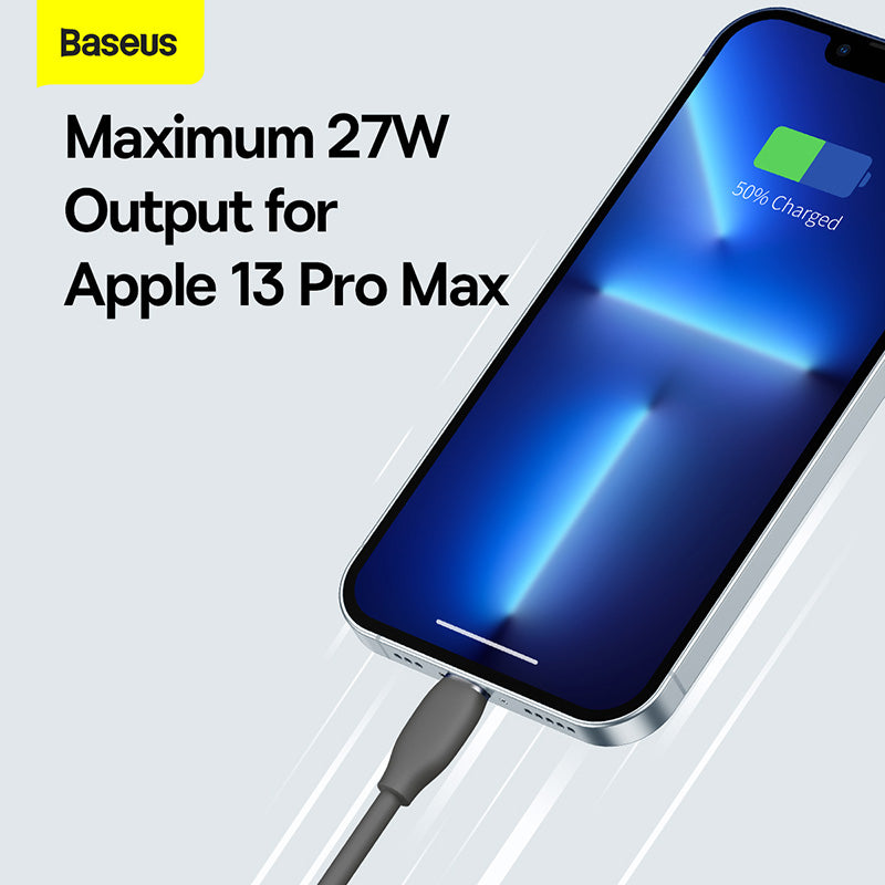 Baseus Jelly Liquid Silica Gel Type-C to Lightning Charging Cable 20W 1.2M