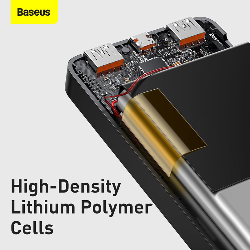 Baseus Bipow 30K 20W 4-Port Power Bank with Digital Display (Black)