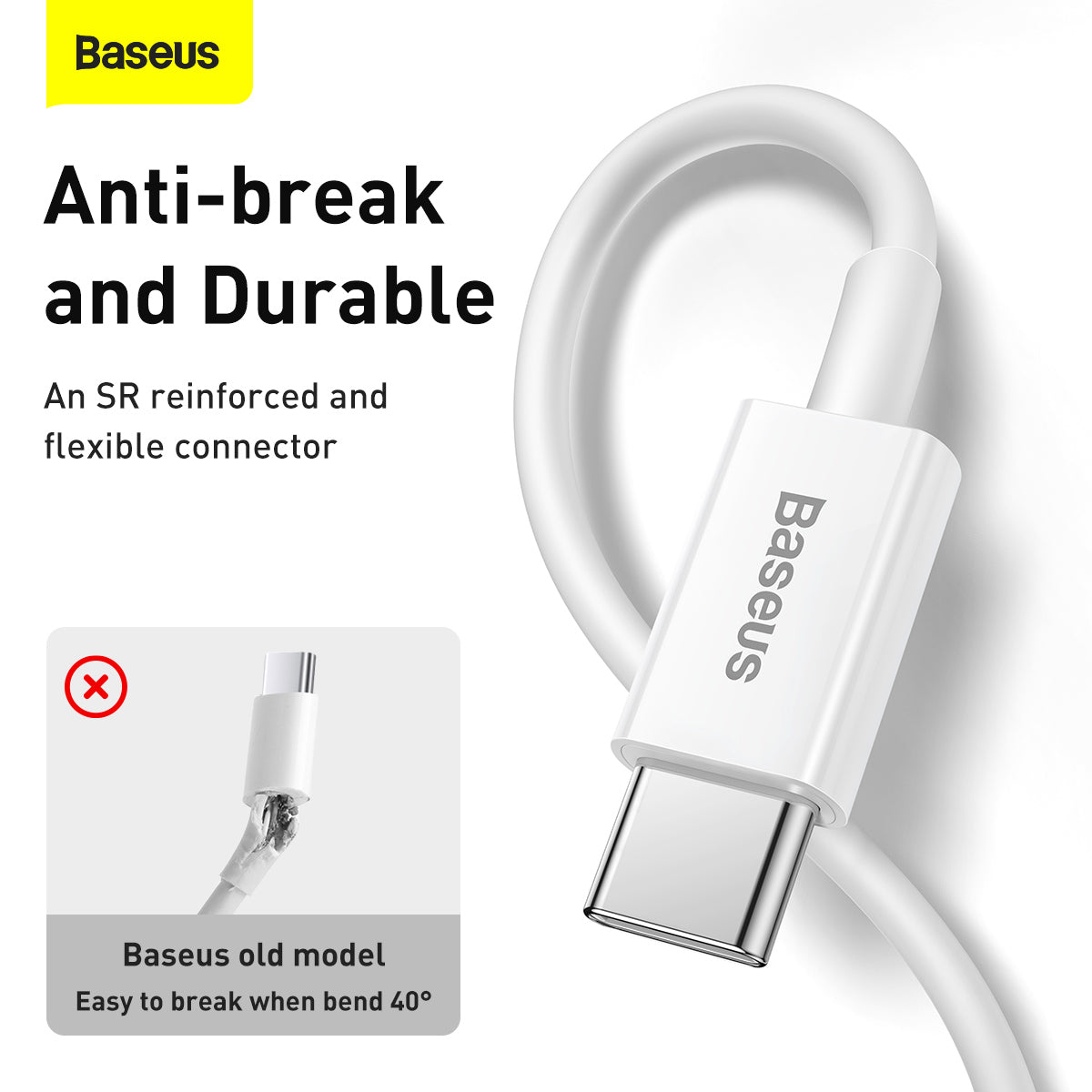 Baseus Superior Series Type-C to Lightning Charging Cable 20W 1.5M White