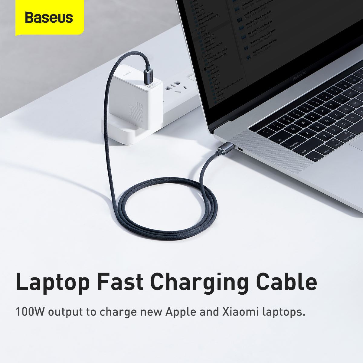 Baseus Crystal Shine Series Type-C to Type-C Charging Cable 100W 1.2M Black