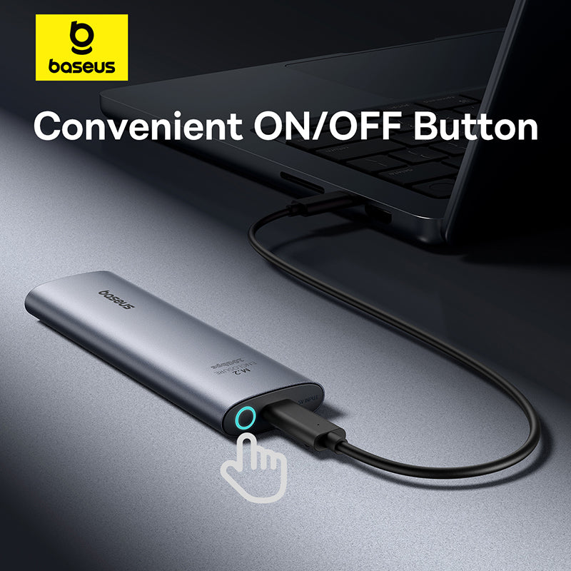 Baseus FlyJoy Series SSD Enclosure (M.2 NVMe) Space Grey