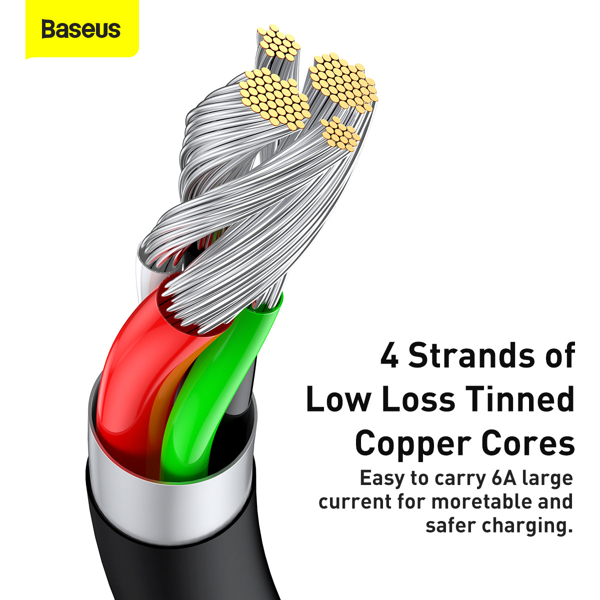 Baseus Superior Series USB-A to Type-C Charging Cable 66W 2M