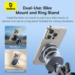 Baseus PrimeTrip Series Stick-on Type Bike Phone Mount Cosmic Black