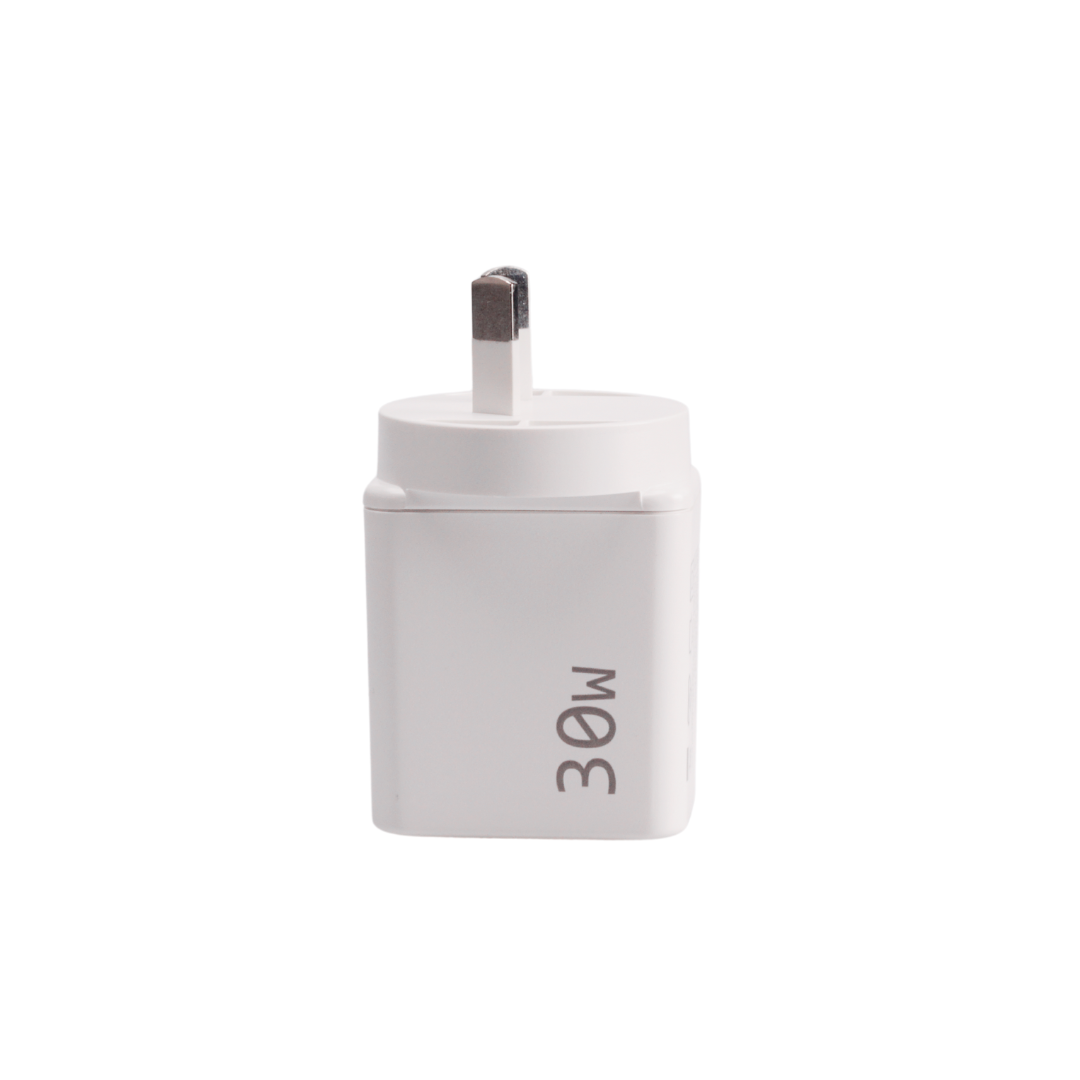Tancotx PowerCube30 30W Dual-Port Fast Charger White