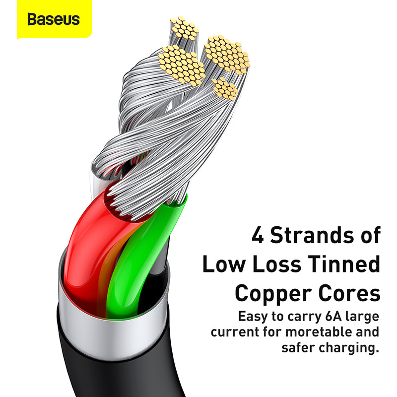 Baseus Superior Series USB-A to Type-C Charging Cable 66W 1M