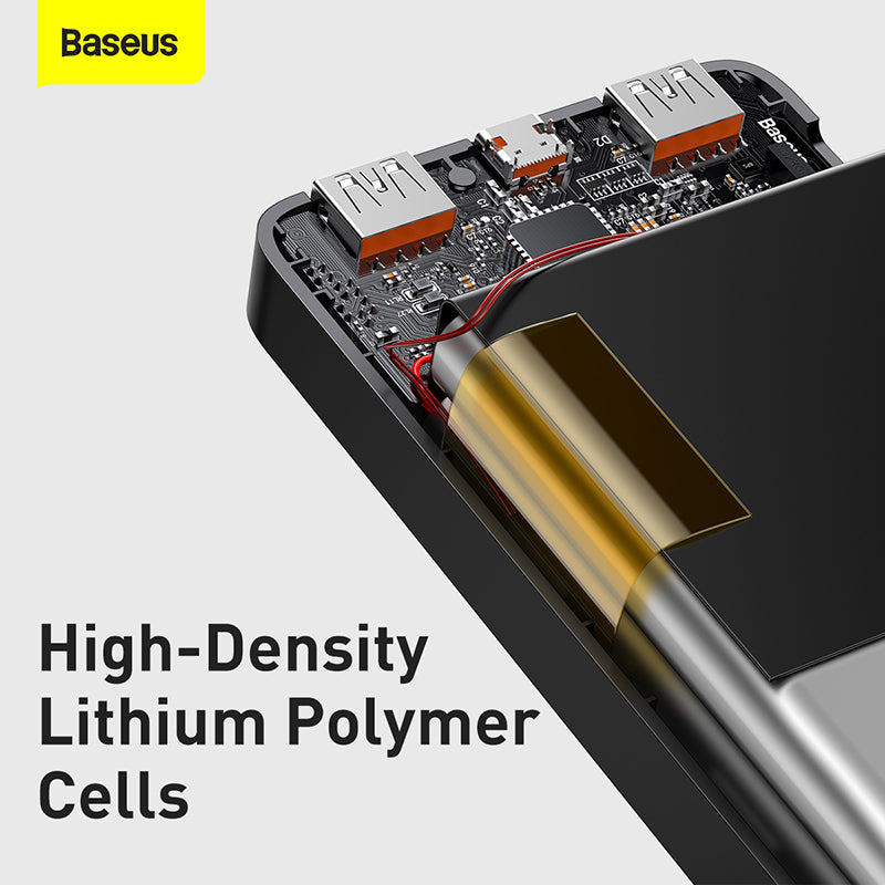 Baseus Bipow 20K 20W 4-Port Power Bank with Digital Display (Black)