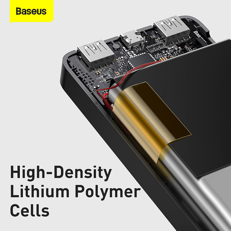 Baseus Bipow 30K 15W 4-Port Power Bank with Digital Display (Black)