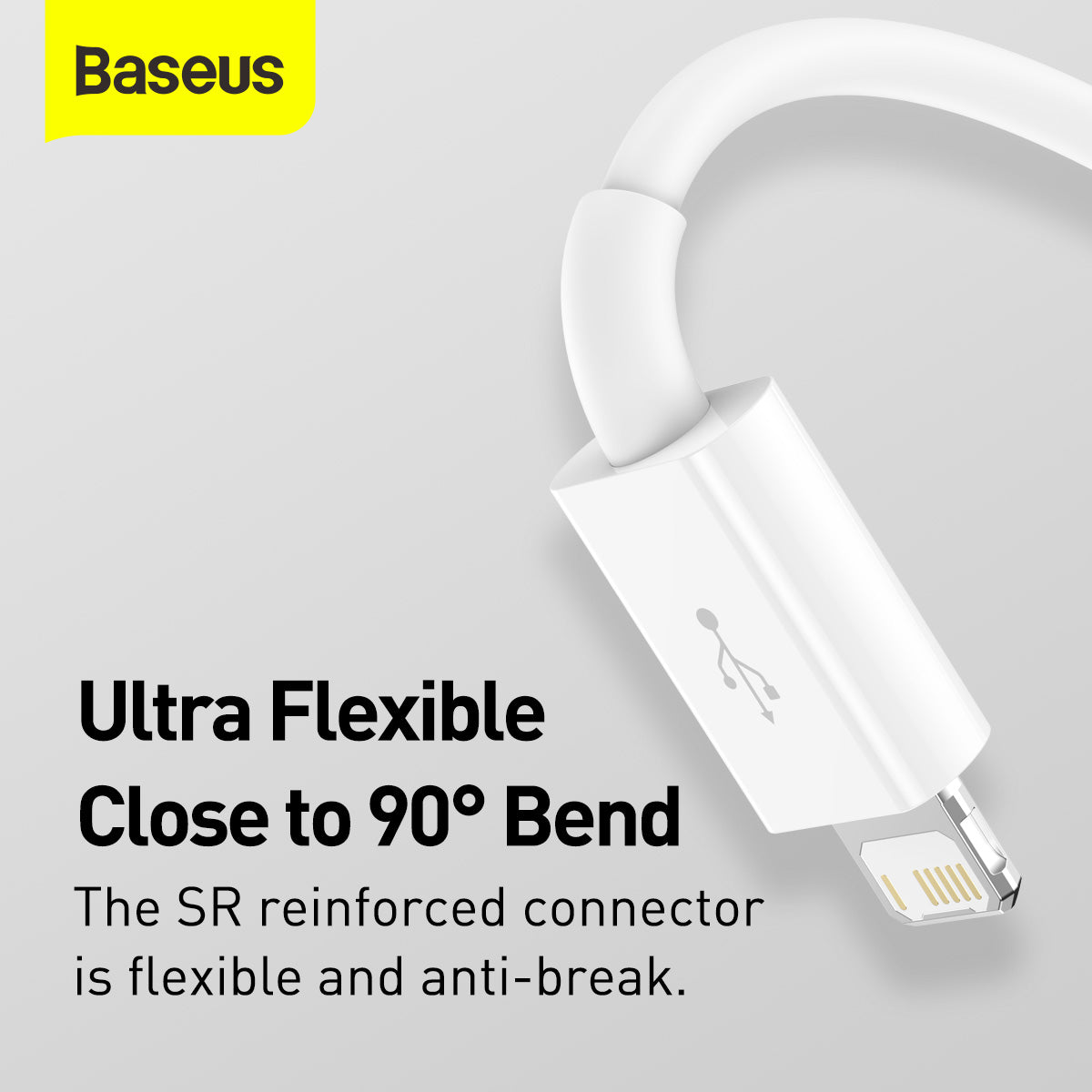 Baseus Superior Series USB-A to M+L+C Charging Cable White