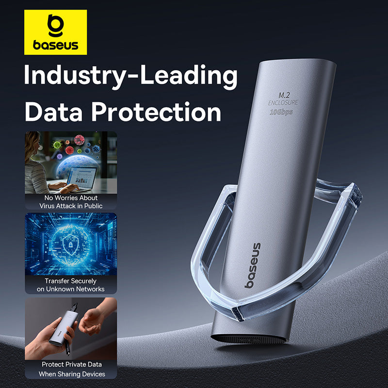 Baseus FlyJoy Series SSD Enclosure (M.2 NVMe) Space Grey