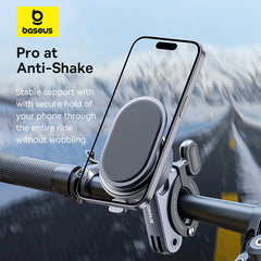 Baseus PrimeTrip Series Stick-on Type Bike Phone Mount Cosmic Black