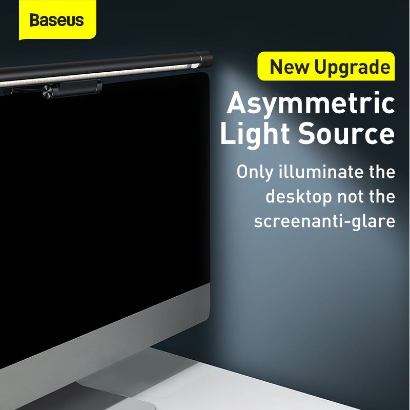 Baseus i-wok Series USB Asymmetric Light Source Screen Hanging Light (Fighting) Pro-Black