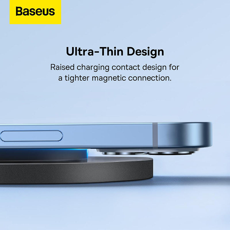 Baseus Simple 2 Wireless Charger With Cable 15W (Black)