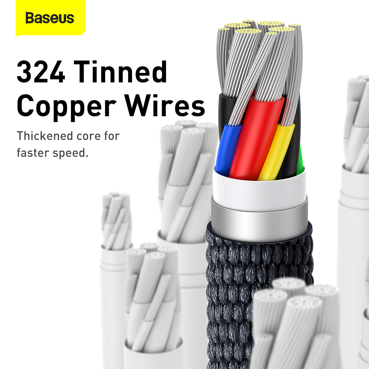 Baseus Crystal Shine Series Type-C to Type-C Charging Cable 100W 2M Black